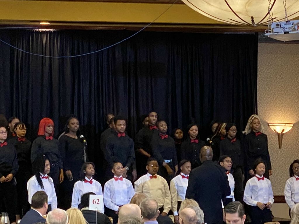 Jennings HS Chior Performs At Prayer Breakfast